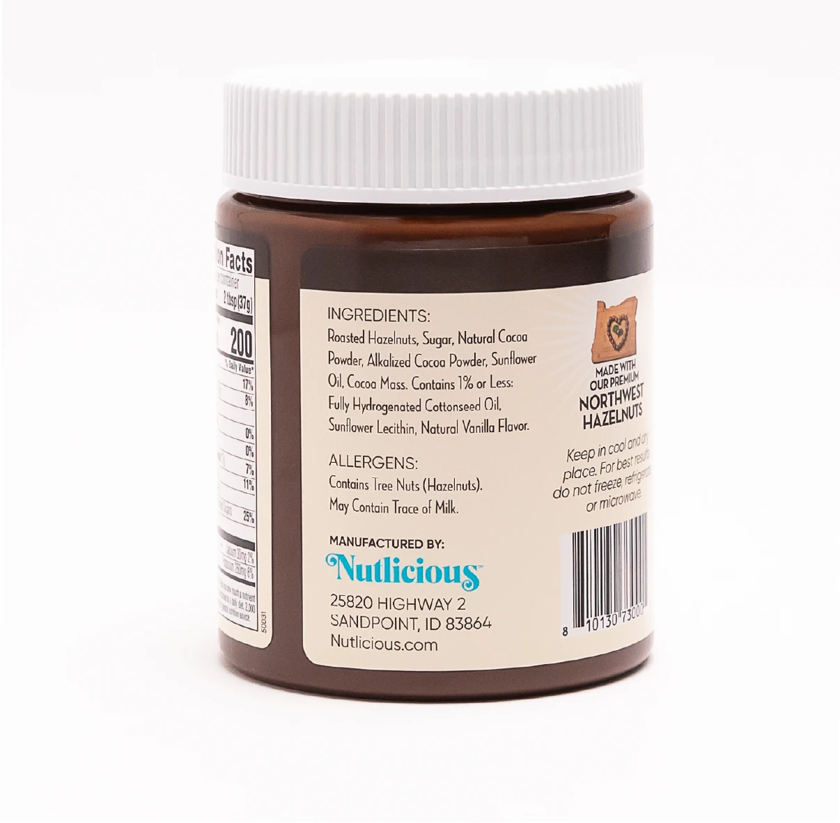 hazelnut dark cocoa spread