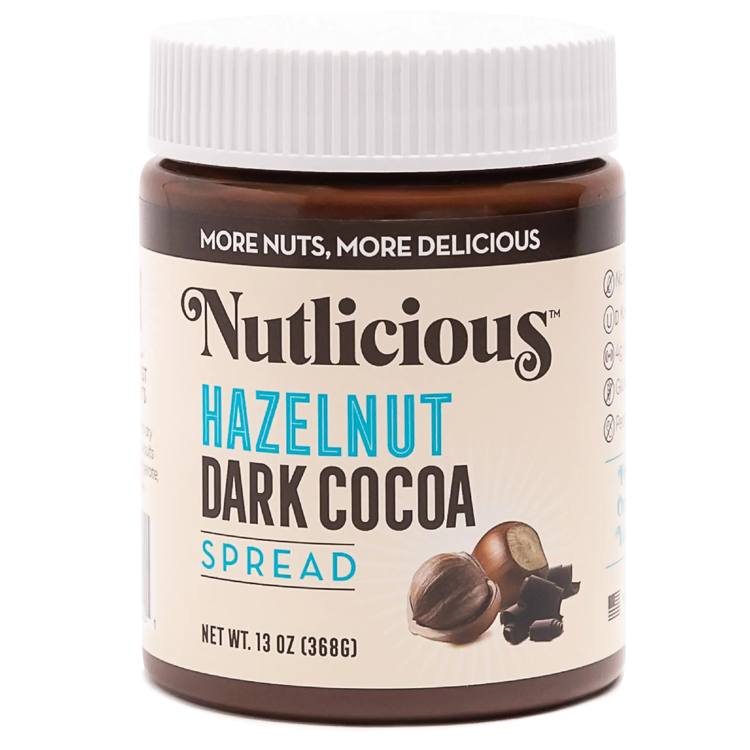 hazelnut dark cocoa spread