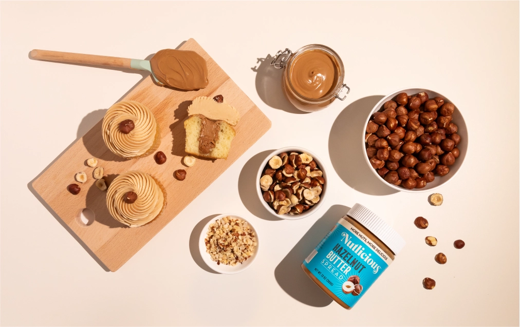 hazelnut spread on food